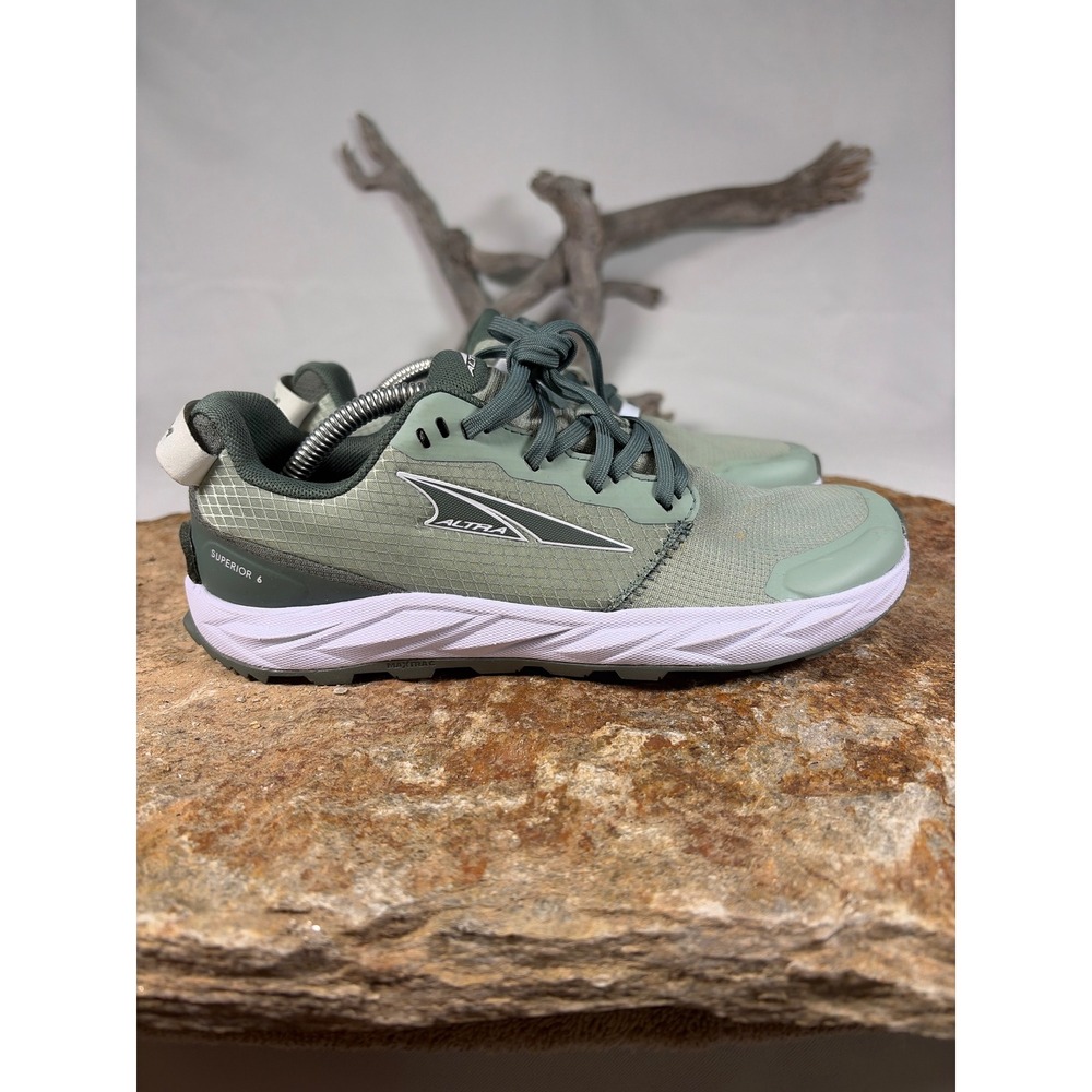 Altra Superior 6 Women Trail Running Shoes Sage Green ALOA82CM330 US 6.5